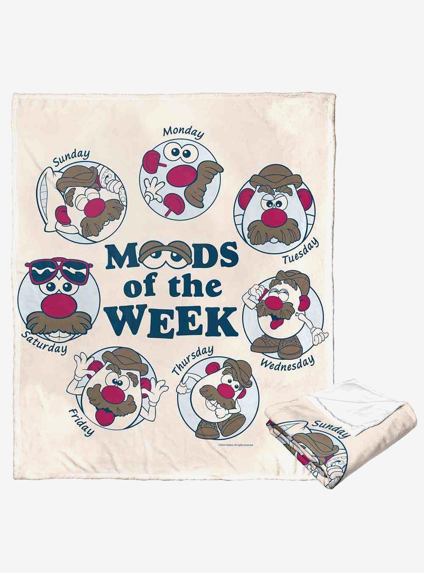 Mr. Potato Head Weekly Mood Silk Touch Throw Blanket , , hi-res