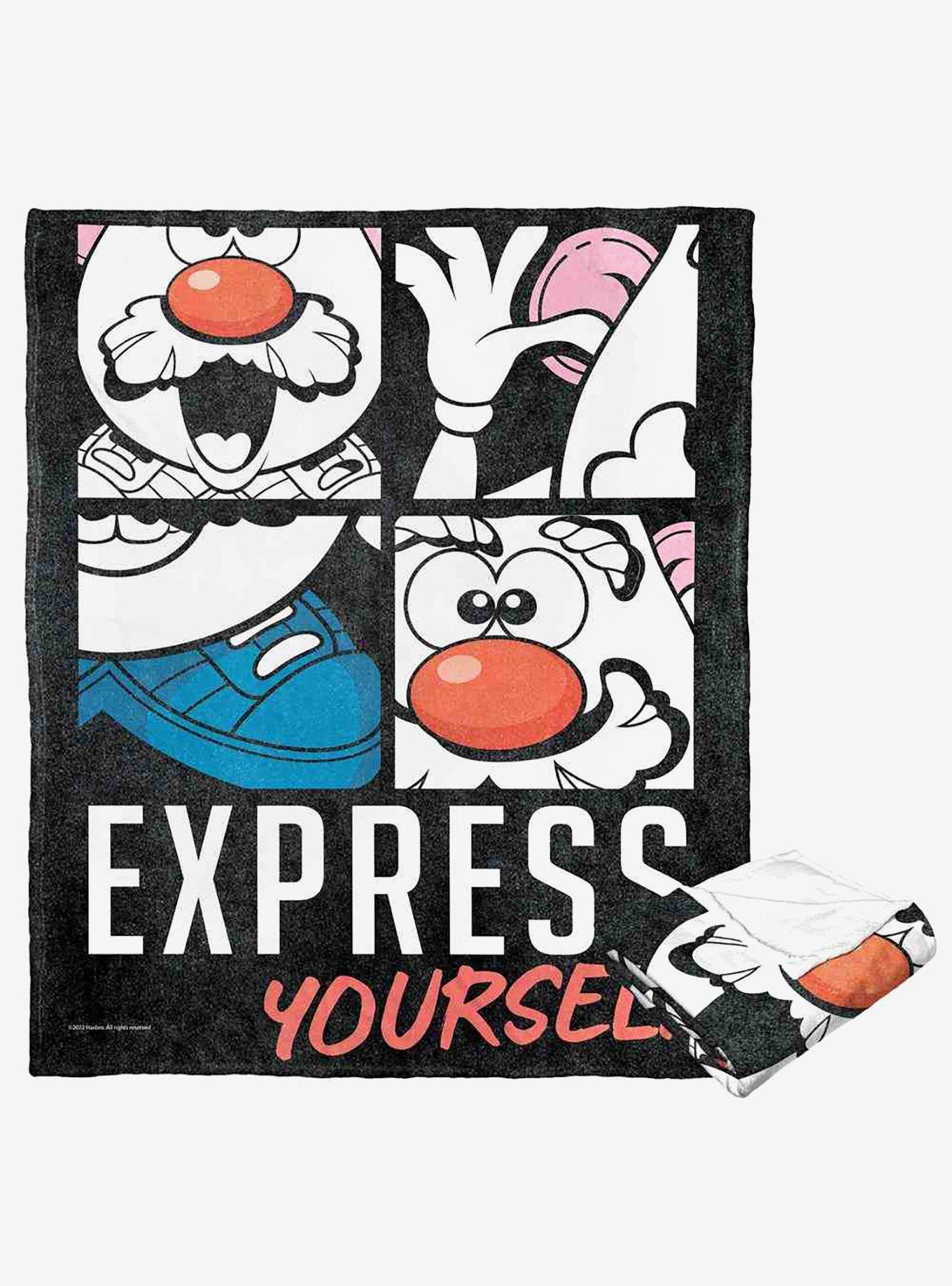 Mr. Potato Head Express Yourself Silk Touch Throw Blanket, , hi-res