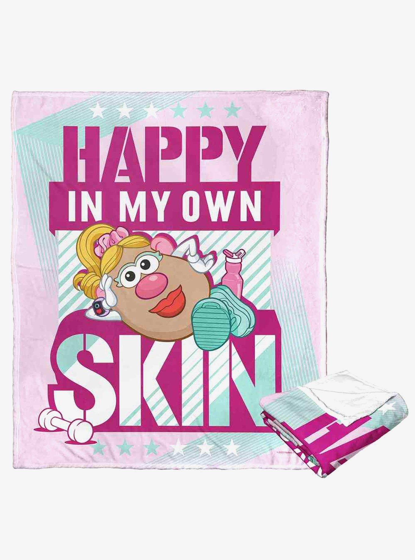 Mr. Potato Head Happy In My Own Skin Silk Touch Throw Blanket, , hi-res