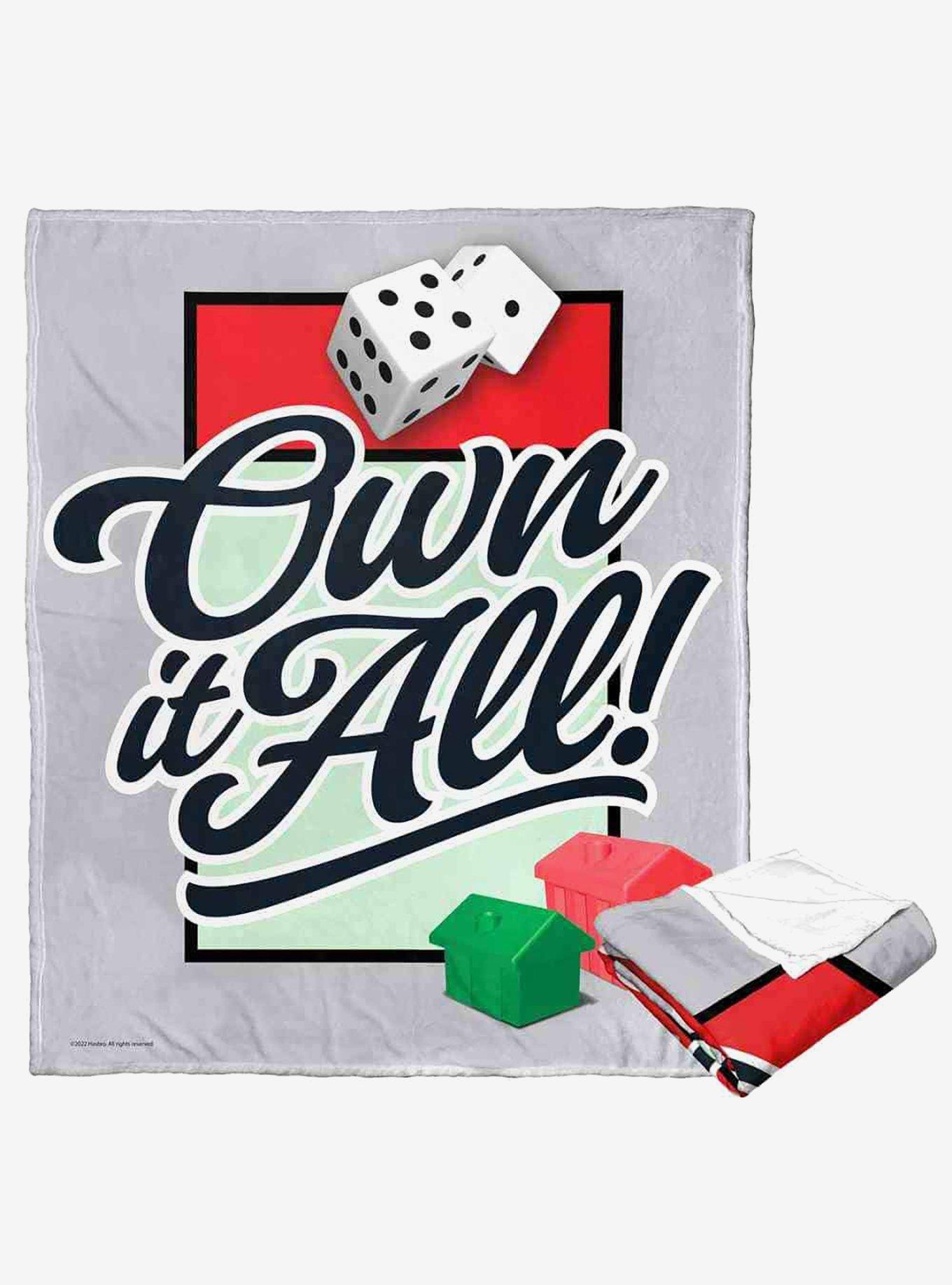 Monopoly Own It All Silk Touch Throw Blanket , , hi-res