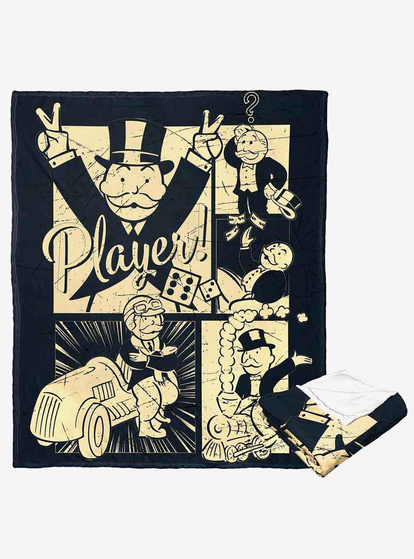 Monopoly Player Silk Touch Throw Blanket, , hi-res