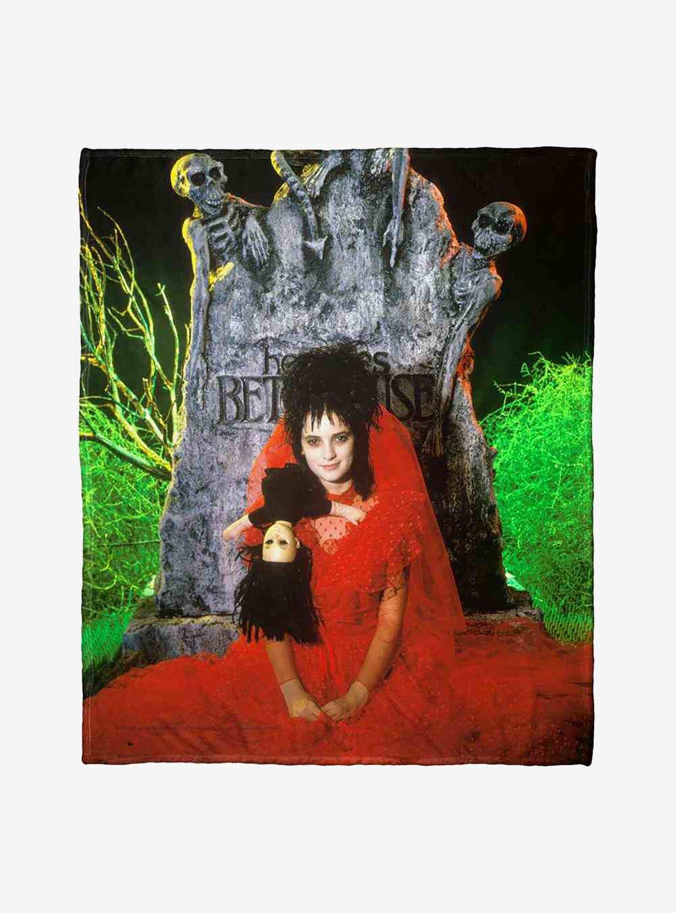 Beetlejuice Here Lies Beetlejuice Silk Touch Throw Blanket, , hi-res