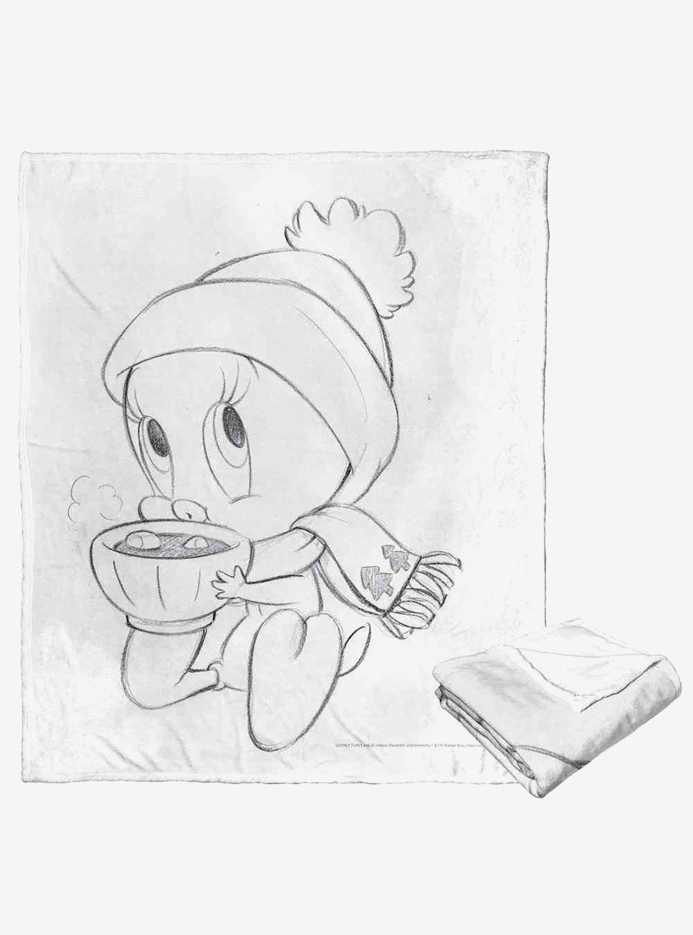 Looney Tunes Tweety Bird Cocoa Silk Touch Throw Blanket, , hi-res