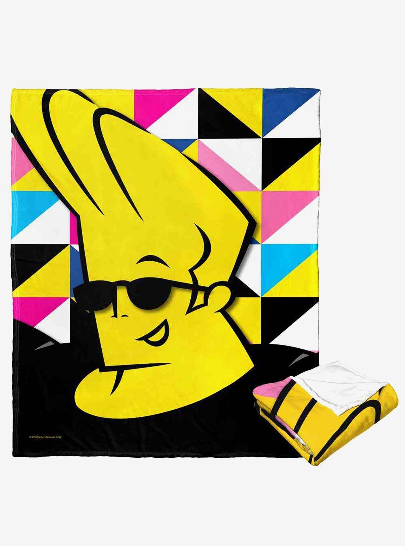 Johnny Bravo Geometric Johnny Silk Touch Throw Blanket , , hi-res