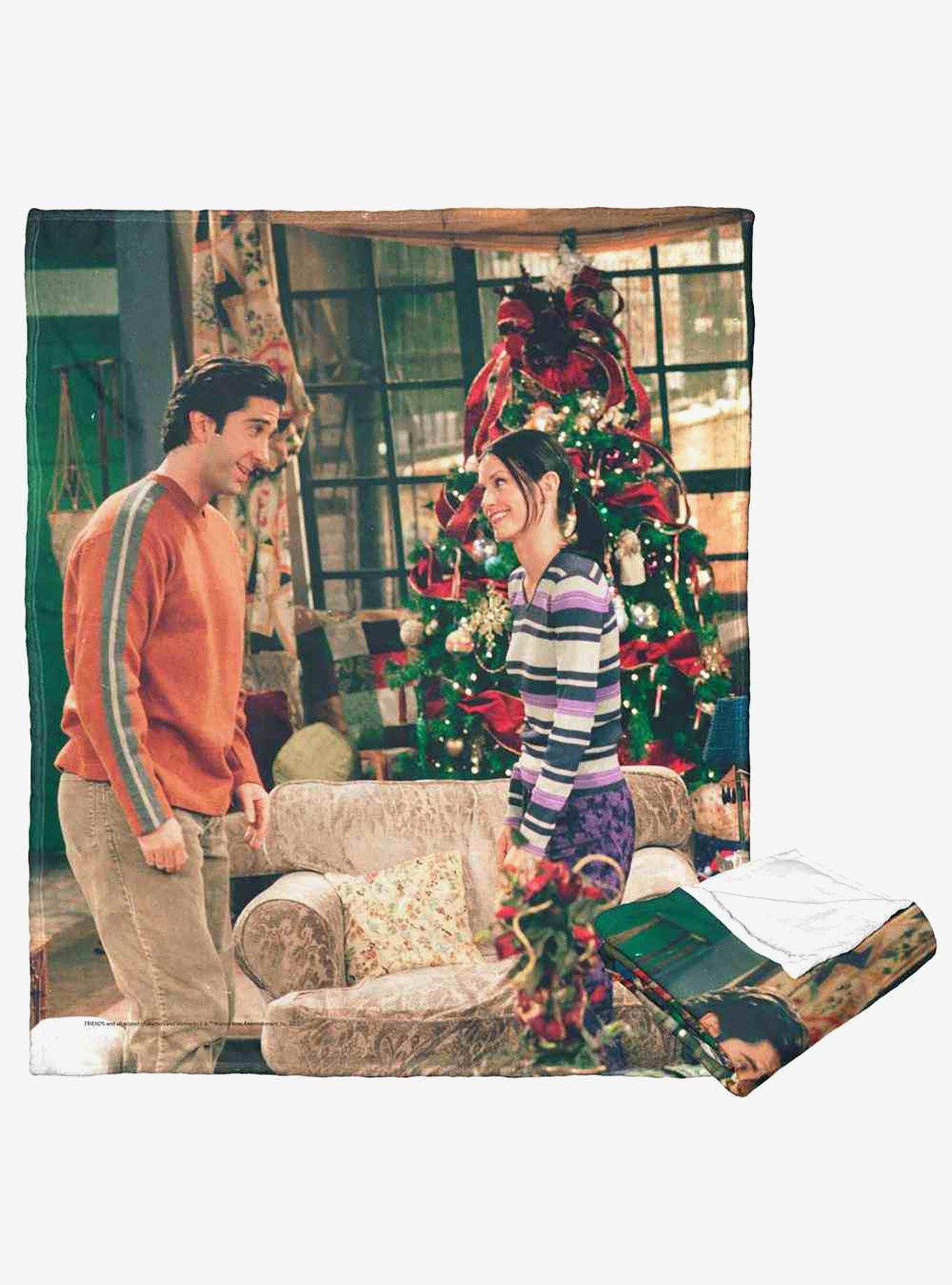Friends Christmas Siblings Silk Touch Throw Blanket , , hi-res