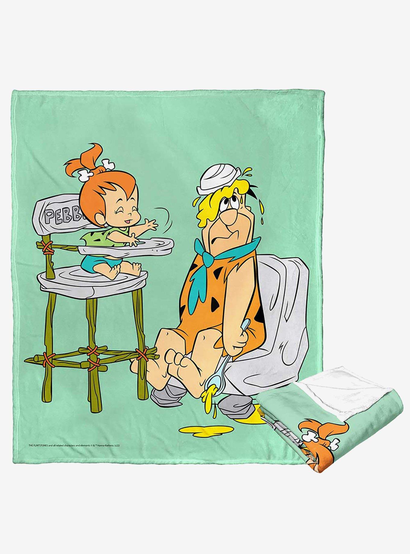 The Flintstones Fatherly Love Silk Touch Throw Blanket, , hi-res