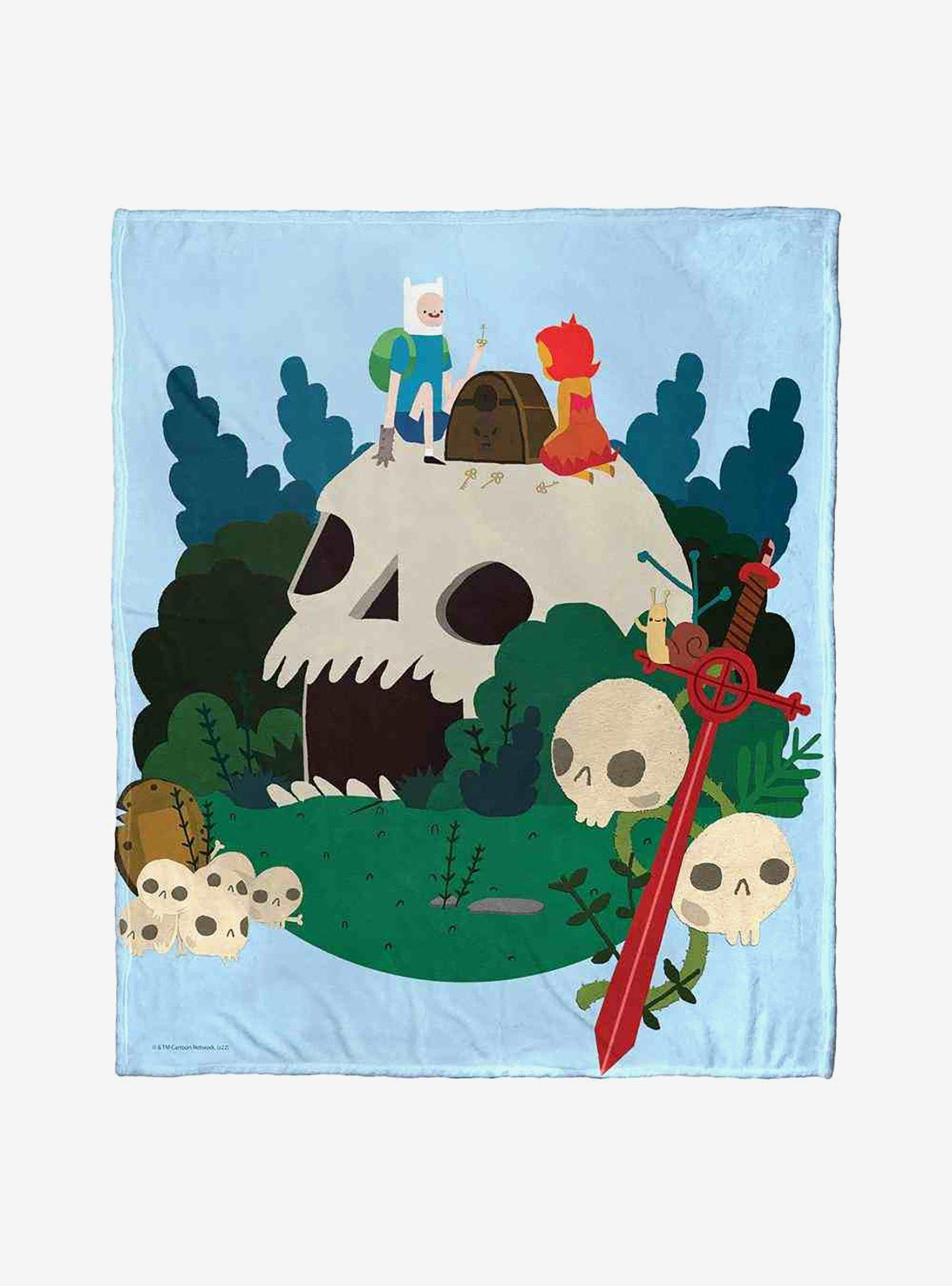 Adventure Time Treasure Awaits Silk Touch Throw Blanket , , hi-res