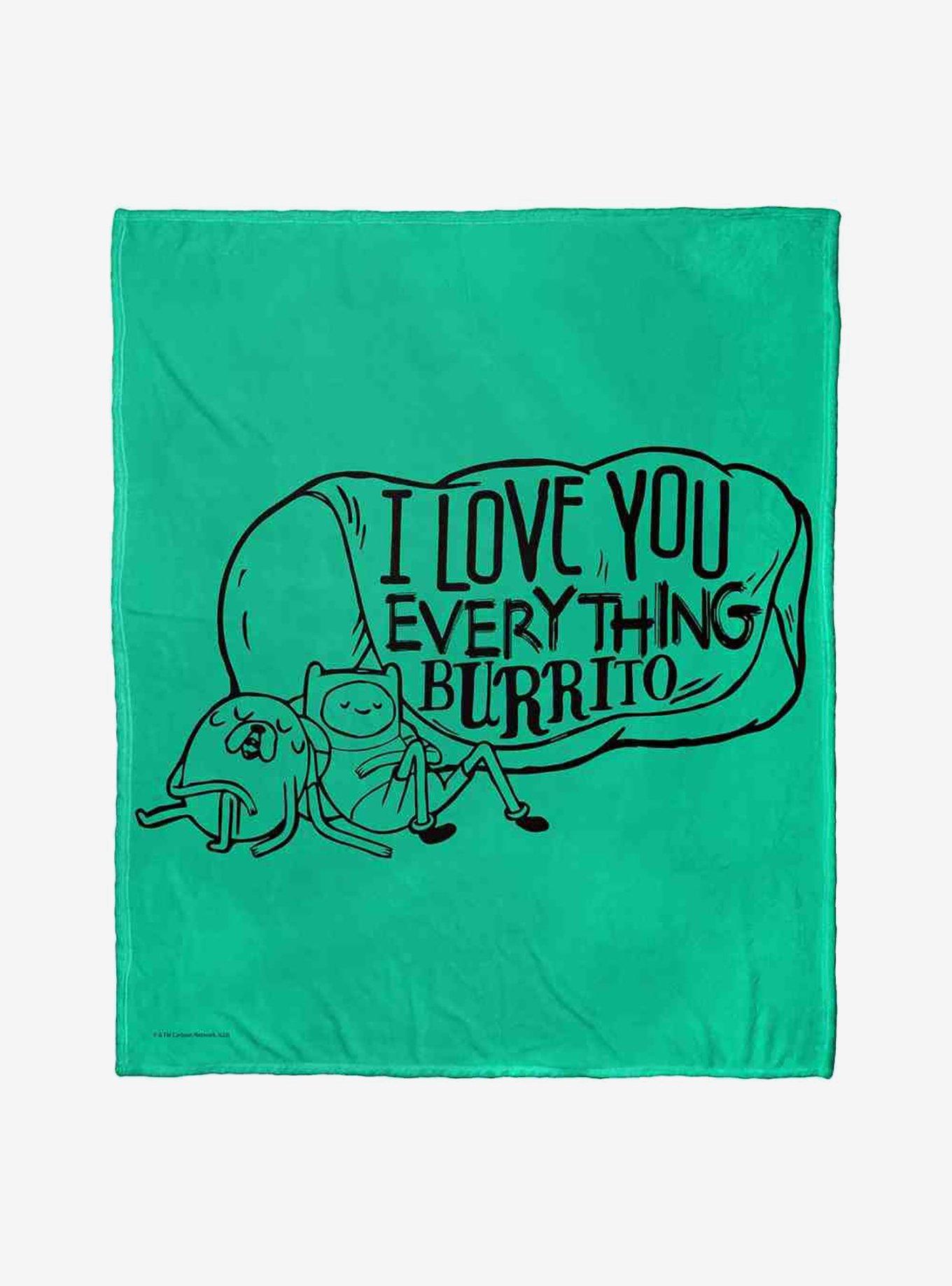 Adventure Time Everything Burrito Silk Touch Throw Blanket, , hi-res