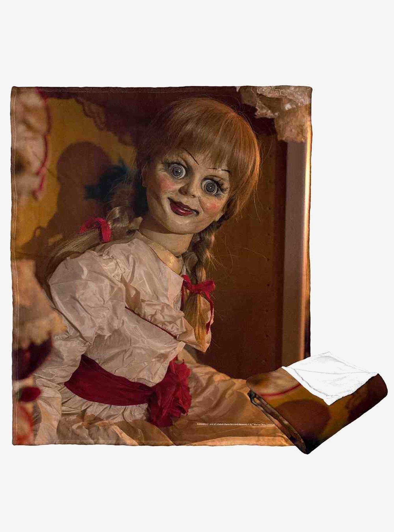 Annabelle She Knows Youre There Silk Touch Throw Blanket, , hi-res