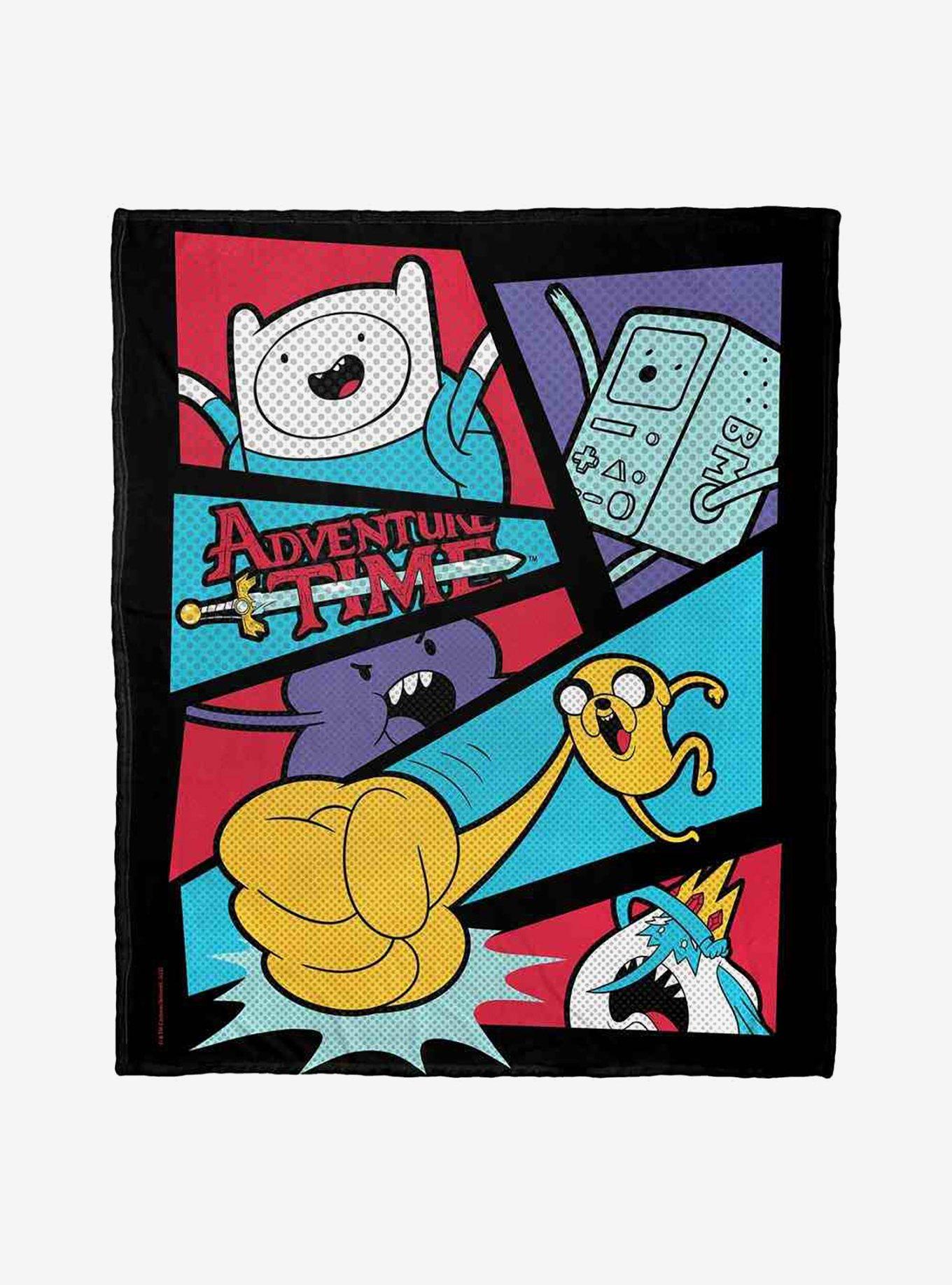 Adventure Time Adventure Comic Silk Touch Throw Blanket, , hi-res