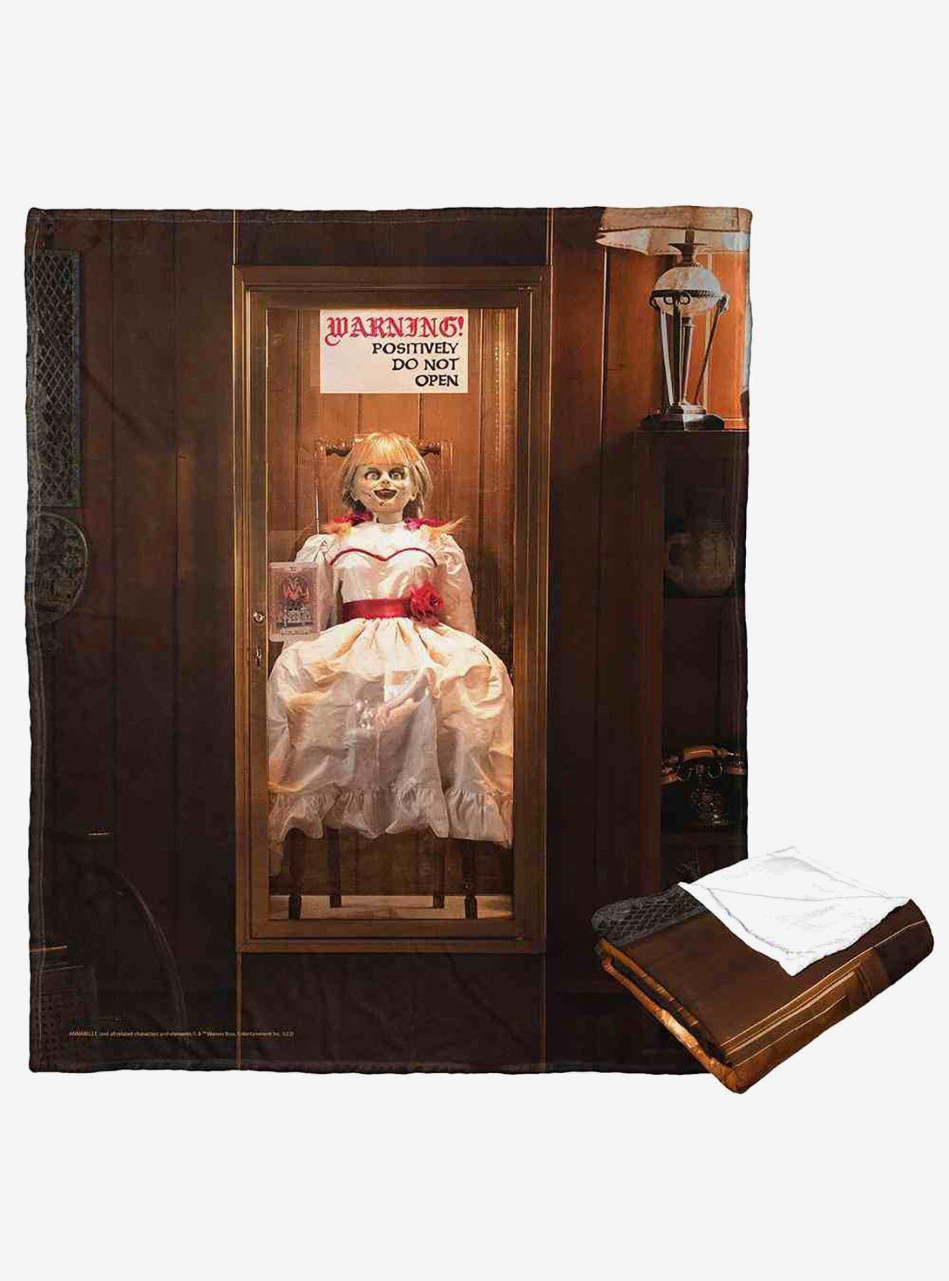 Annabelle Positively Do Not Open Silk Touch Throw Blanket, , hi-res