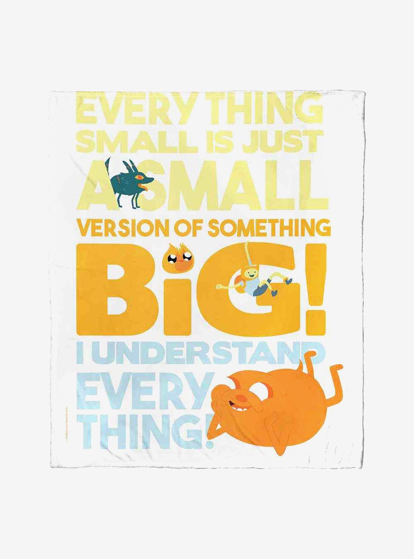 Adventure Time Big And Small Silk Touch Throw Blanket, , hi-res