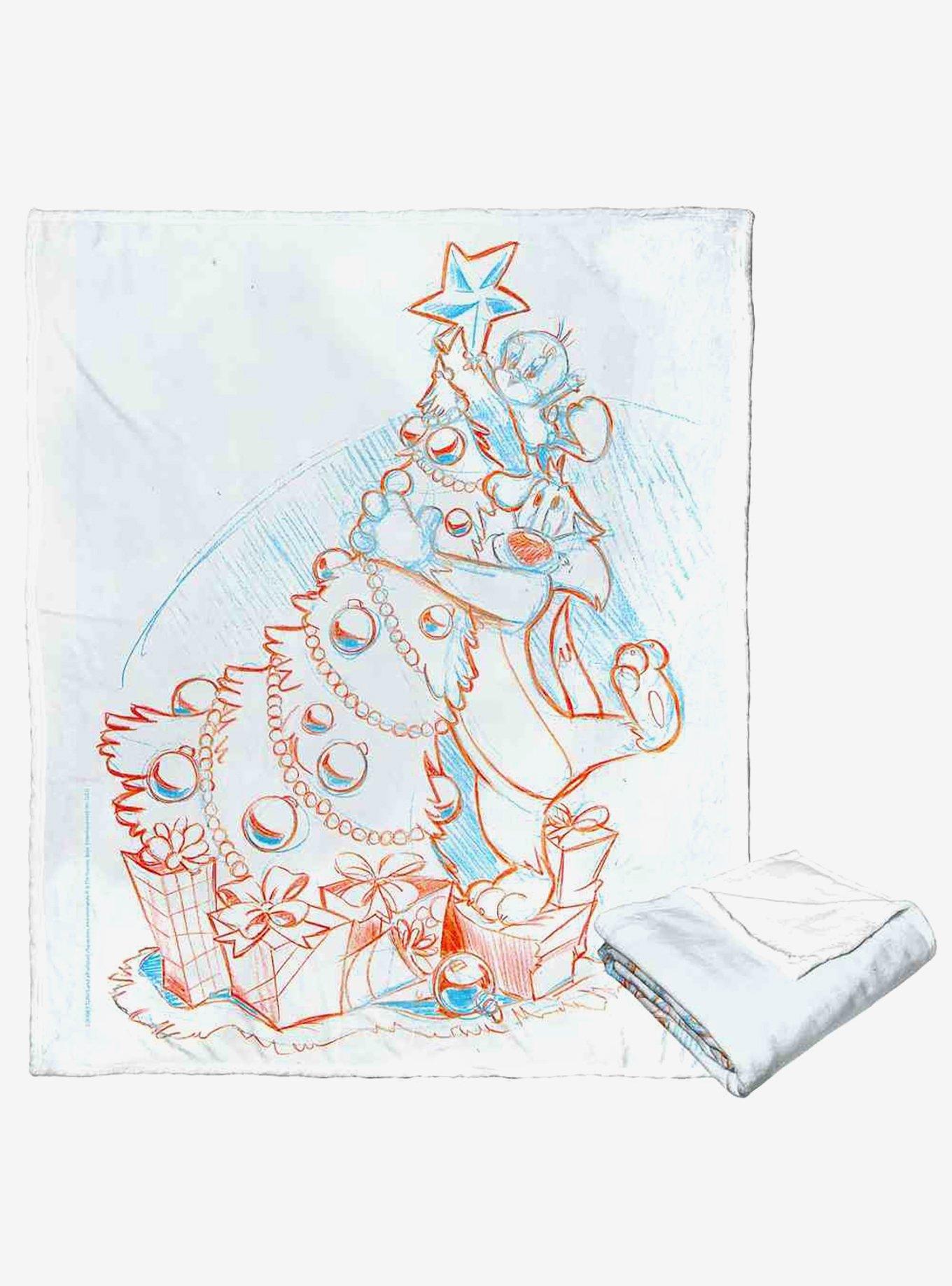Looney Tunes Decorating Together Silk Touch Throw Blanket , , hi-res
