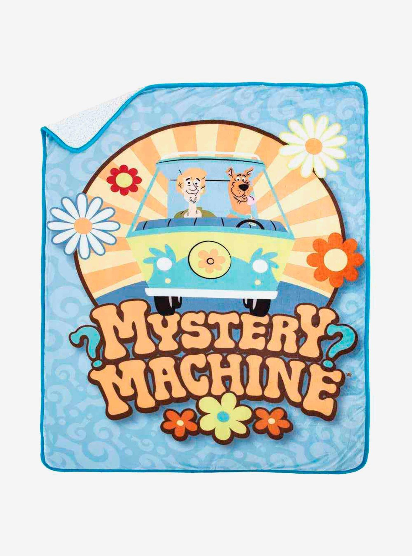 Scooby-Doo! Mystery Van Fun Silk Touch Sherpa Blanket , , hi-res