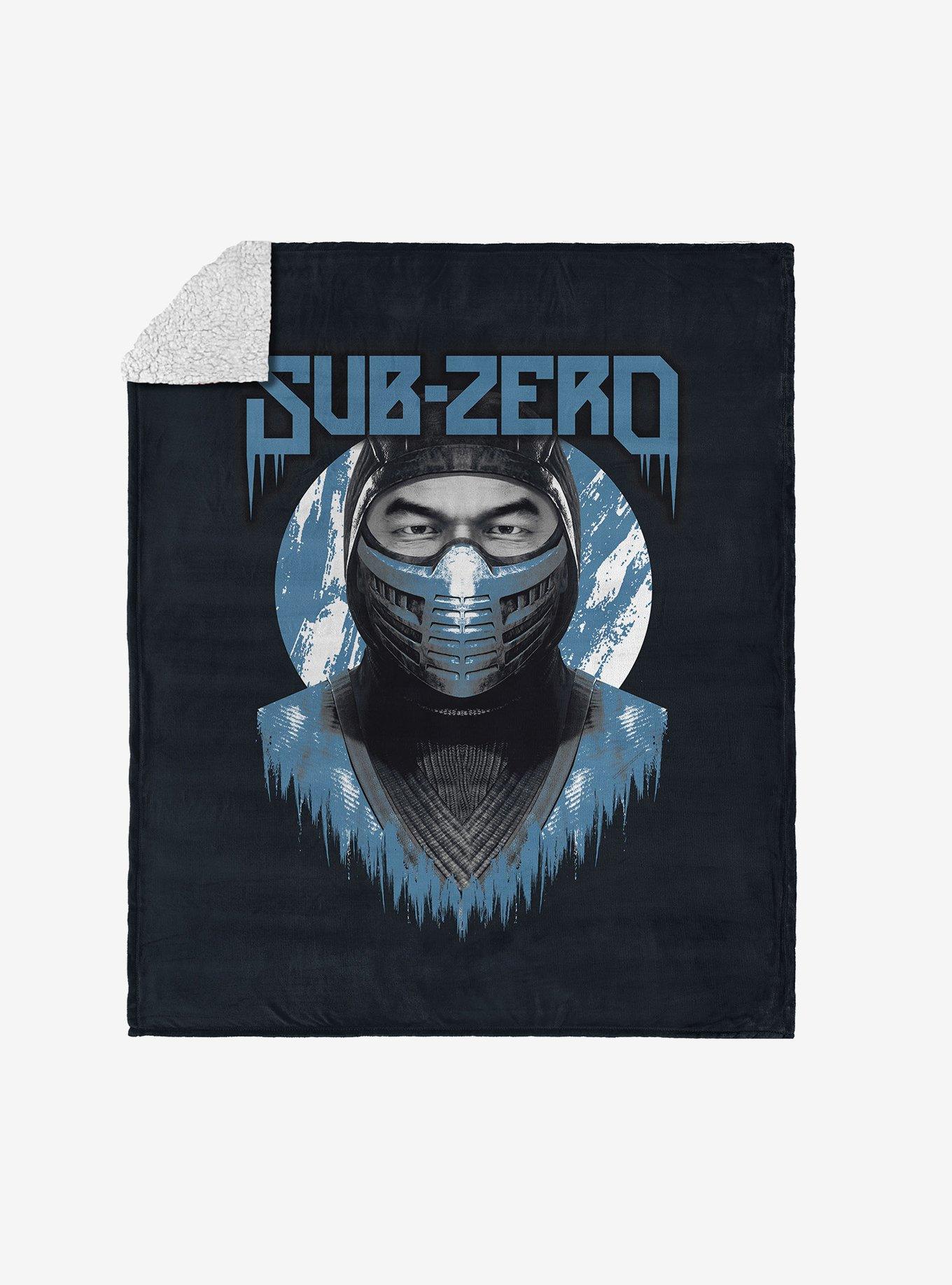 Mortal Kombat Subzero Silk Touch Sherpa Throw Blanket, , hi-res