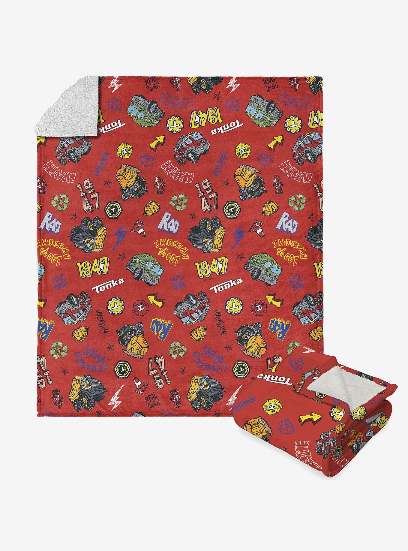 Tonka 1947 TonkaSilk Touch Sherpa Throw Blanket, , hi-res