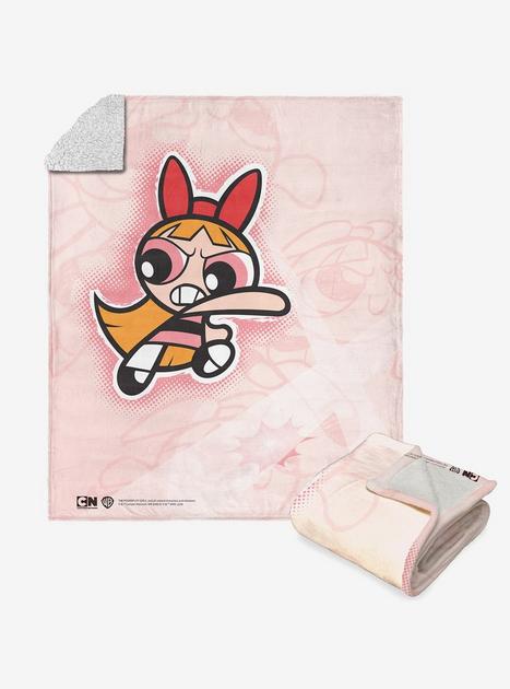 Powerpuff Girls Blossom Battle Silk Touch Sherpa Throw Blanket | BoxLunch