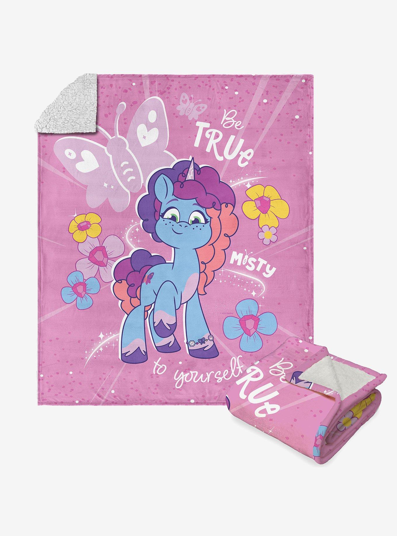 My Little Pony True Misty Silk Touch Sherpa Throw Blanket , , hi-res
