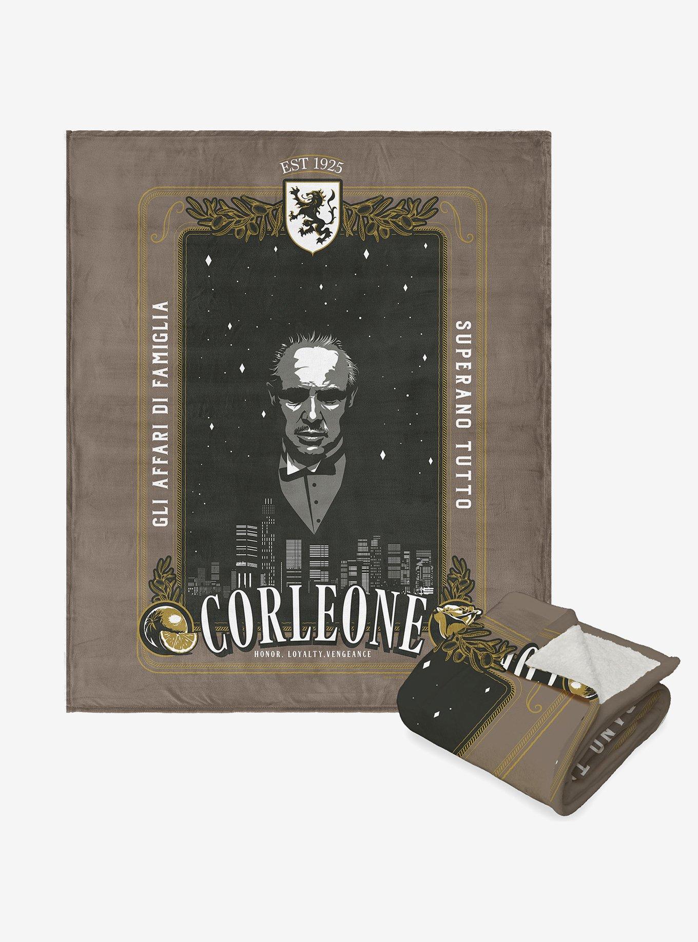 The Godfather Coreleone Silk Touch Sherpa Throw Blanket , , hi-res