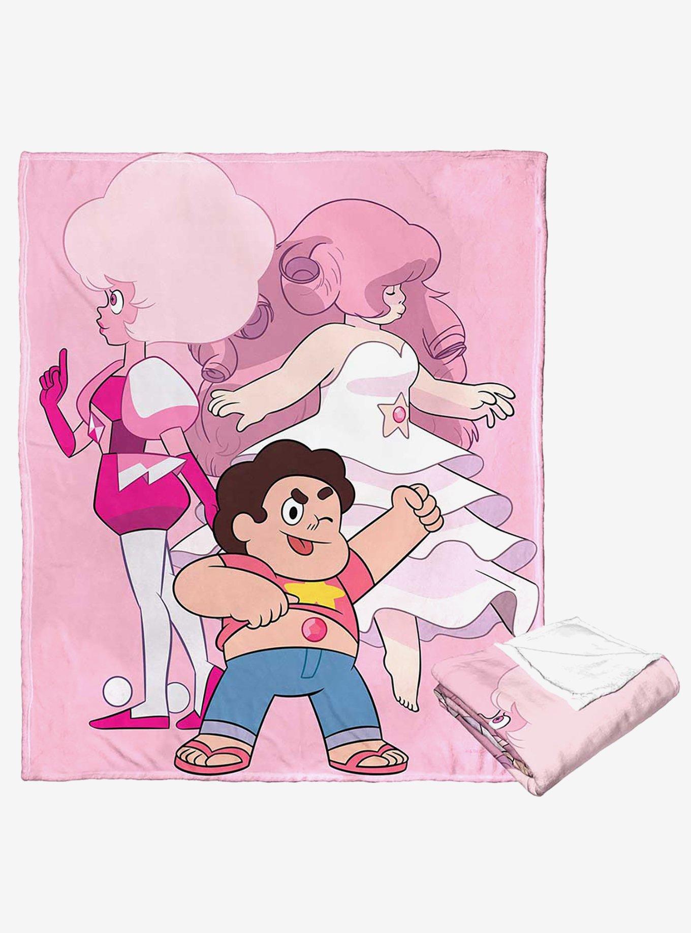 Steven Universe Three Stages Of Pink Silk Touch Throw Blanket, , hi-res