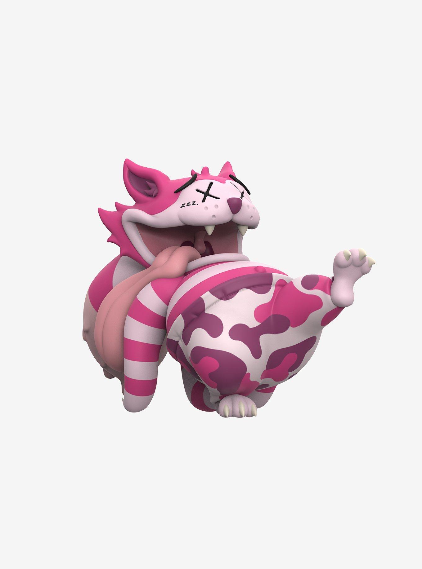 Droopy Pink Cat Figure, , hi-res