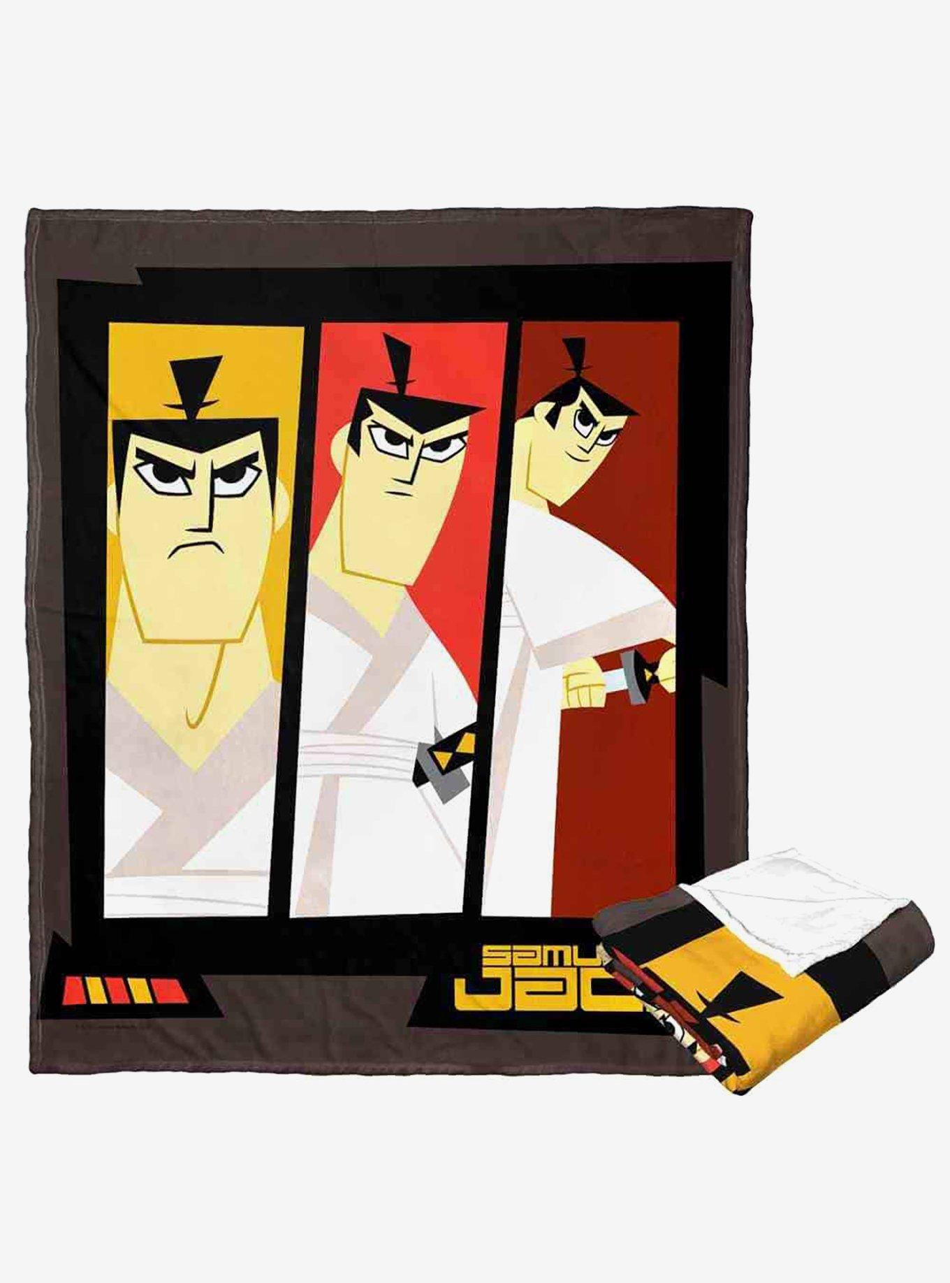 Samurai Jack Jack Panels Silk Touch Throw Blanket, , hi-res
