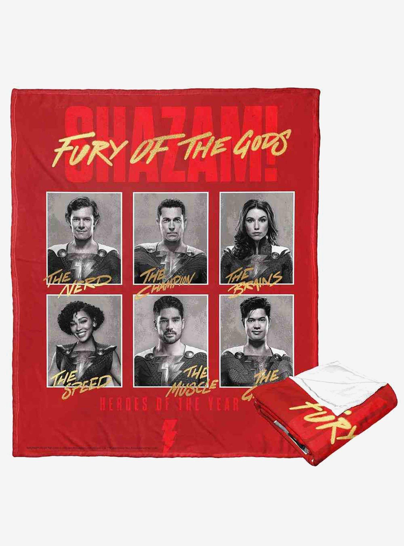 DC Comics Shazam Heros Of The Year Silk Touch Throw Blanket, , hi-res