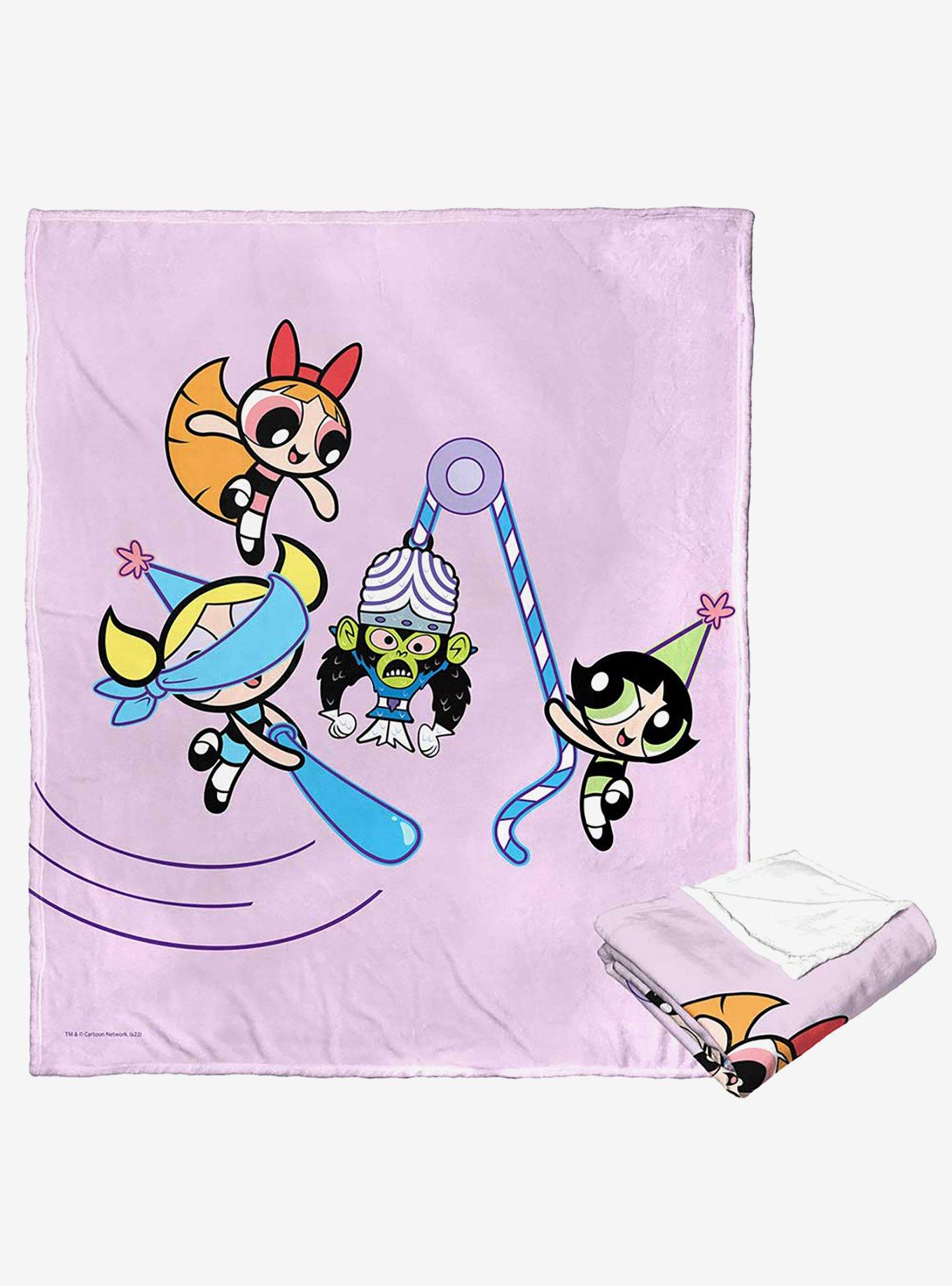 Powerpuff Girls Birthday Bash The Baddie Silk Touch Throw Blanket, , hi-res