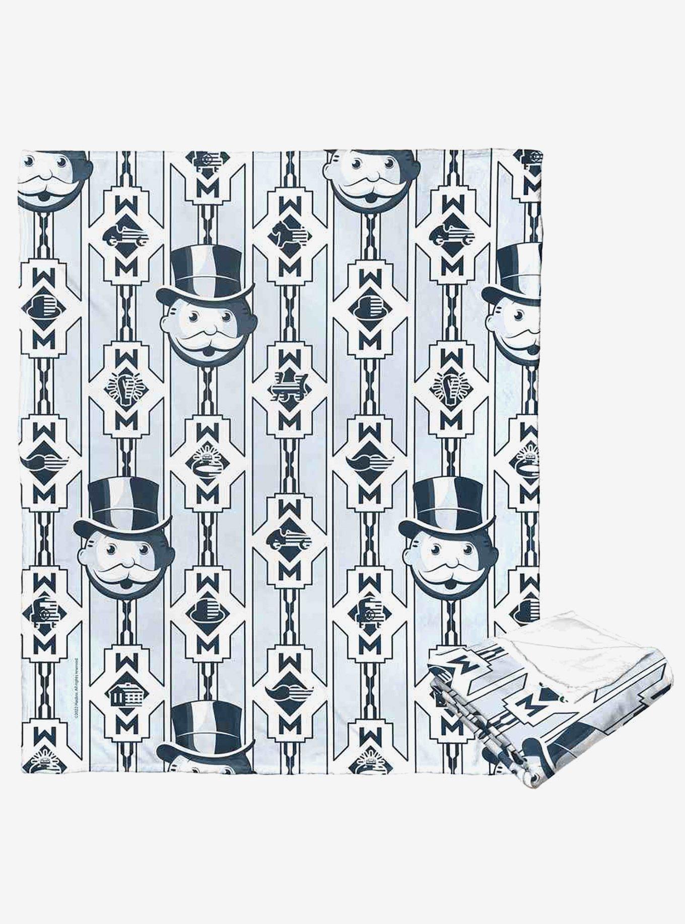 Monopoly Monopoly Man Silk Touch Throw Blanket, , hi-res