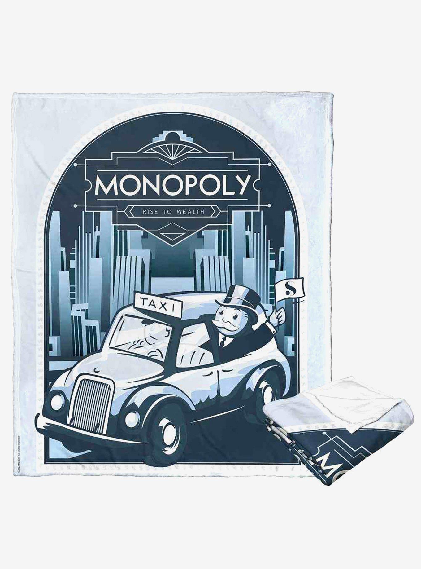 Monopoly Rise To Wealth Silk Touch Throw Blanket, , hi-res