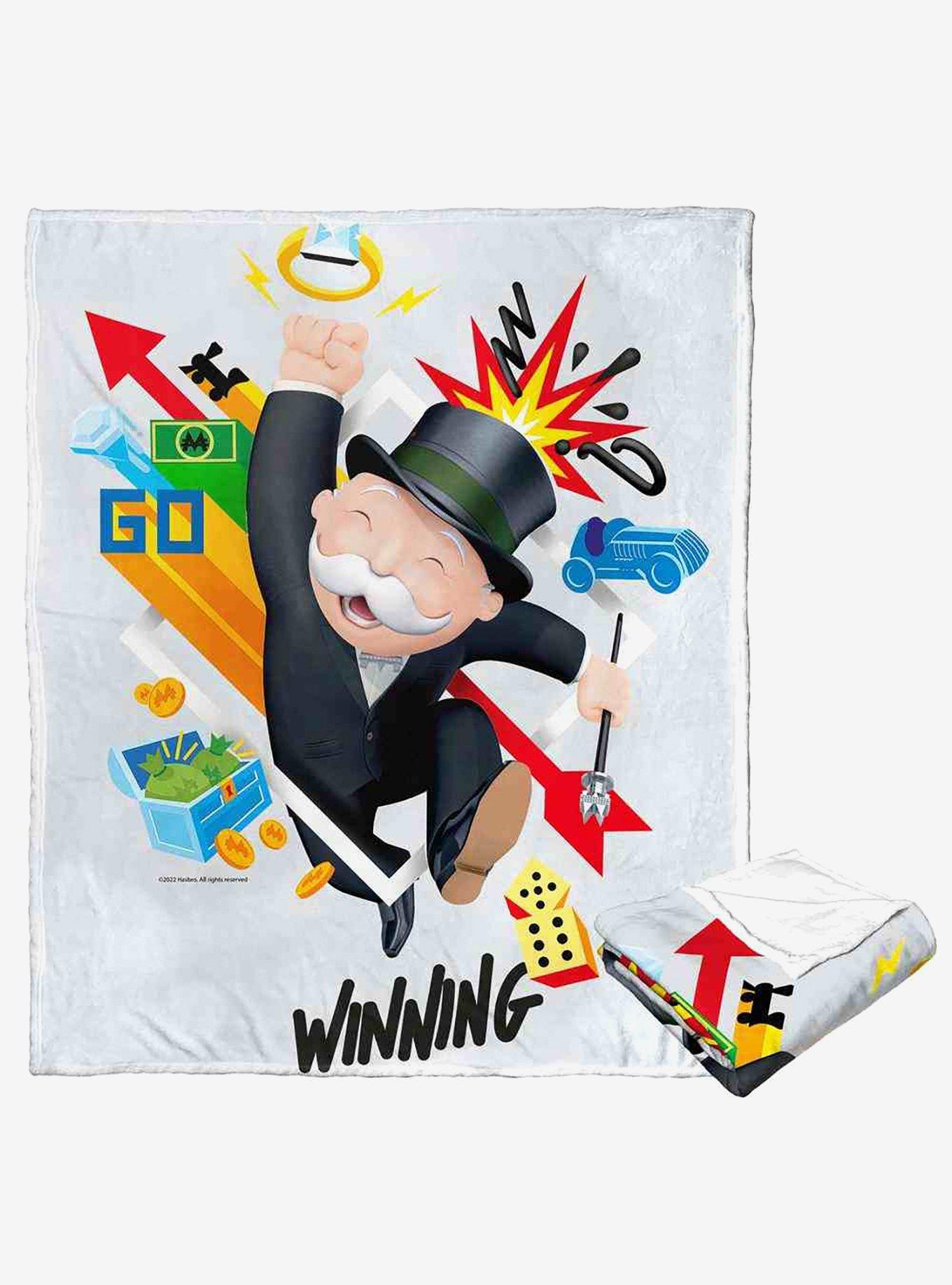 Monopoly Always Winning Silk Touch Throw Blanket, , hi-res