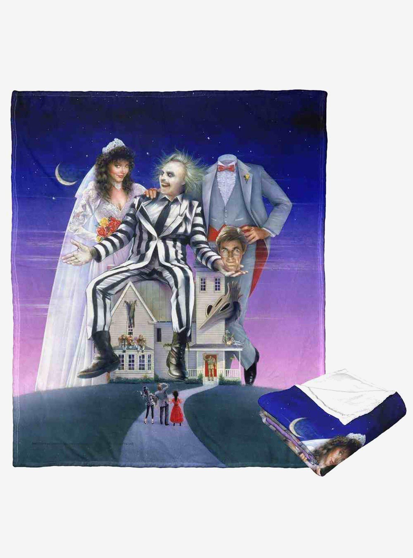 Beetlejuice Vintage Beetlejuice Silk Touch Throw Blanket, , hi-res