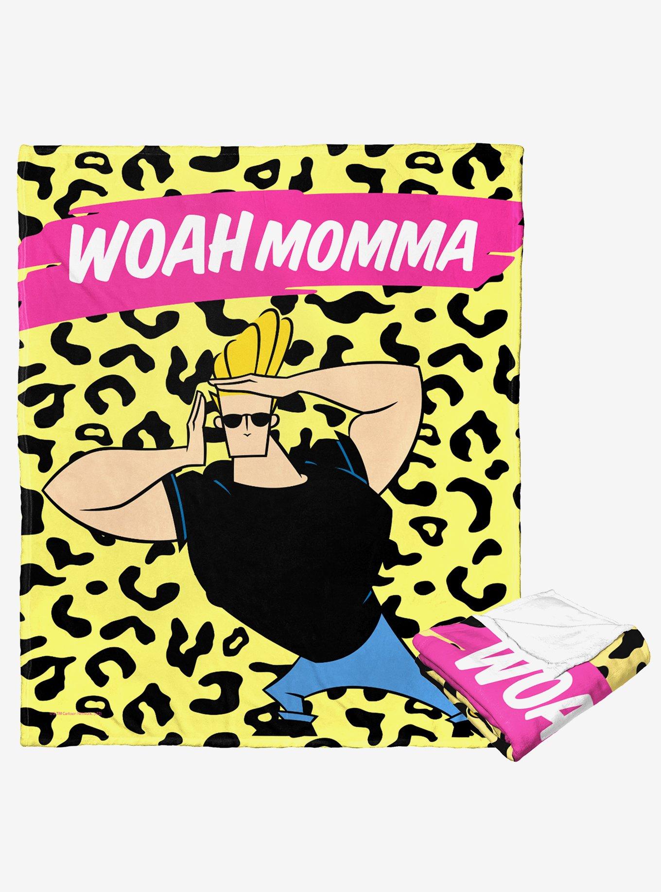 Johnny Bravo Woah Mama Silk Touch Throw Blanket, , hi-res