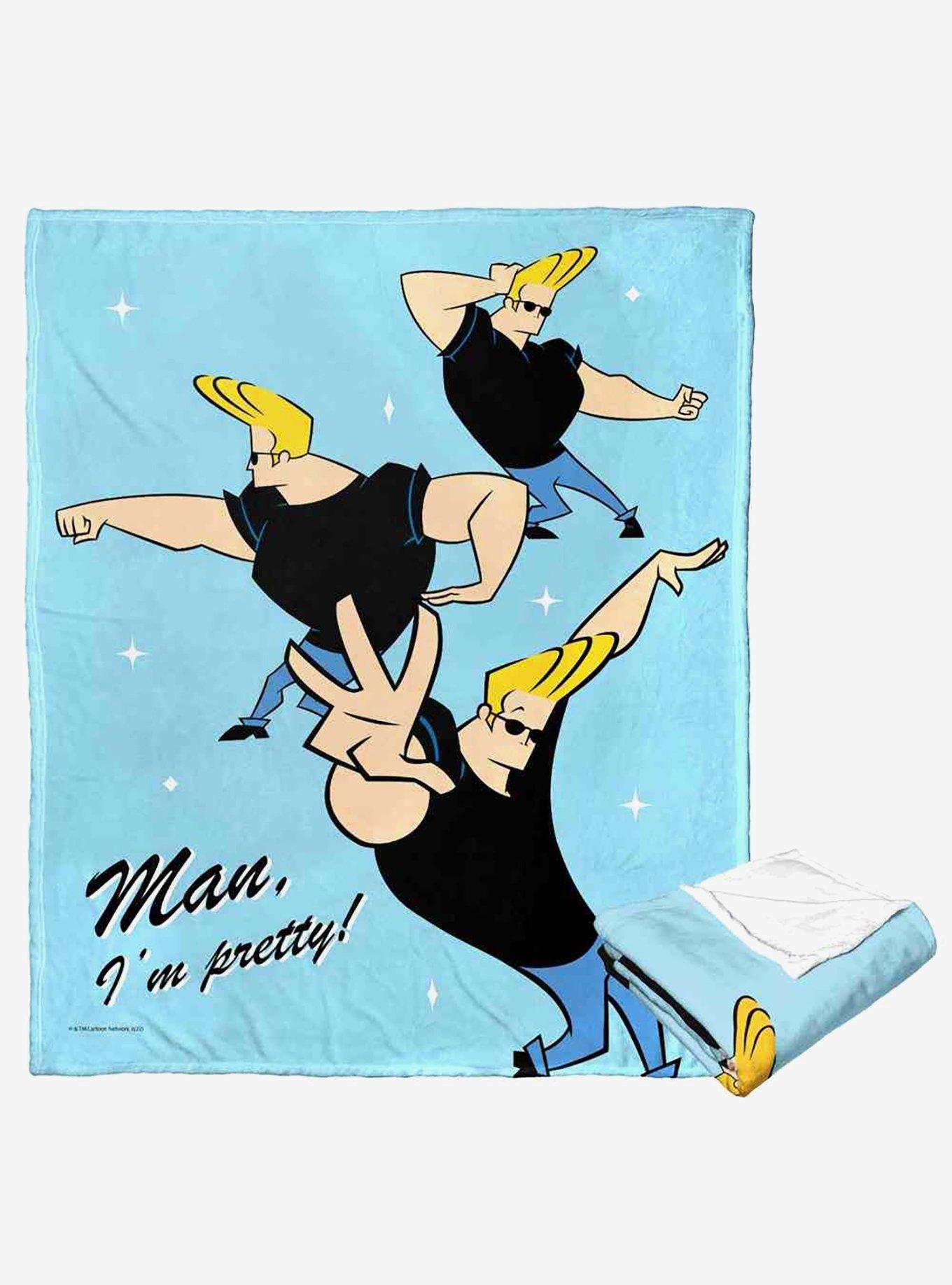 Johnny Bravo Smooth Moves Silk Touch Throw Blanket, , hi-res