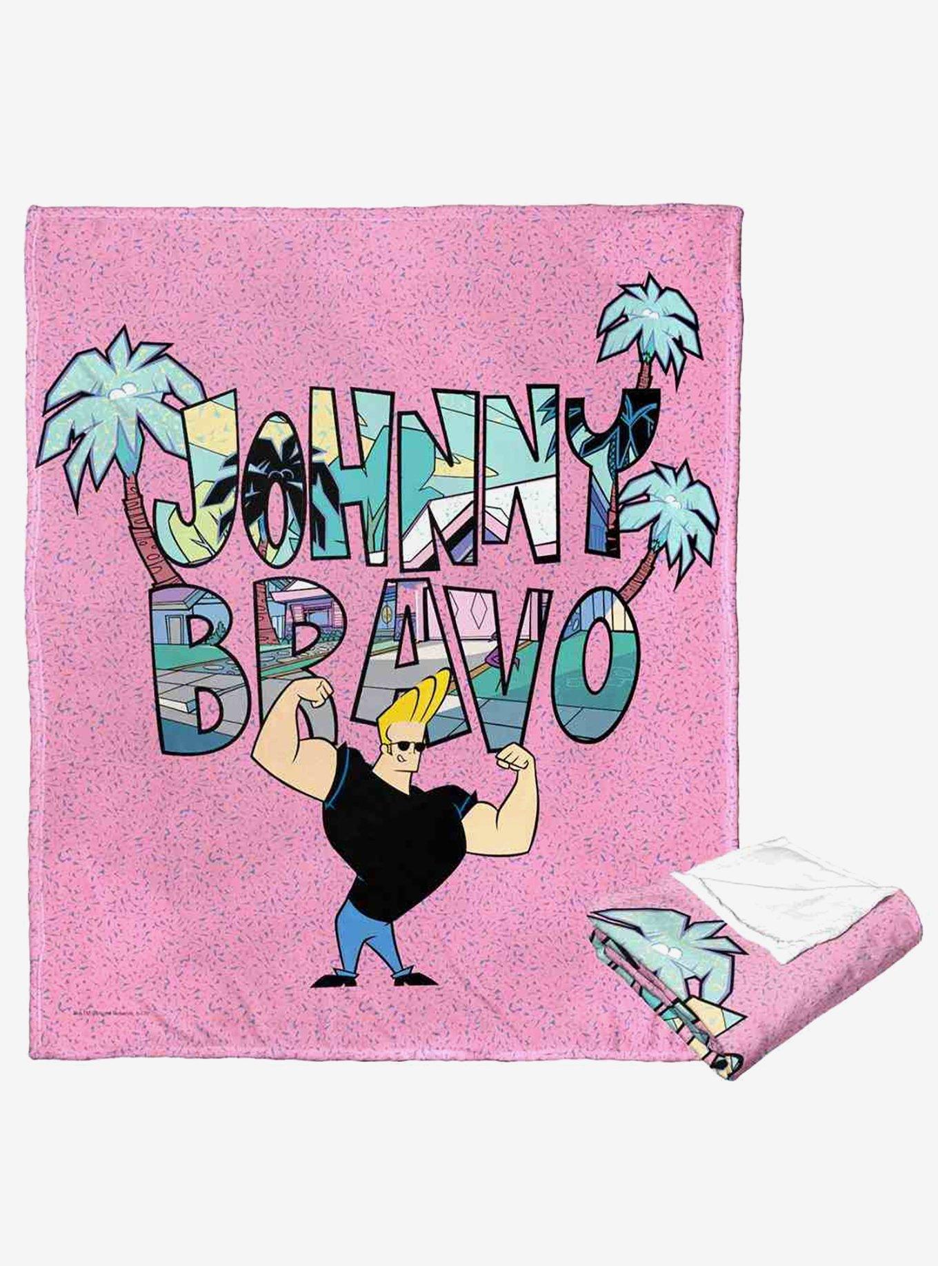 Johnny Bravo Johnny's Life Silk Touch Throw Blanket, , hi-res