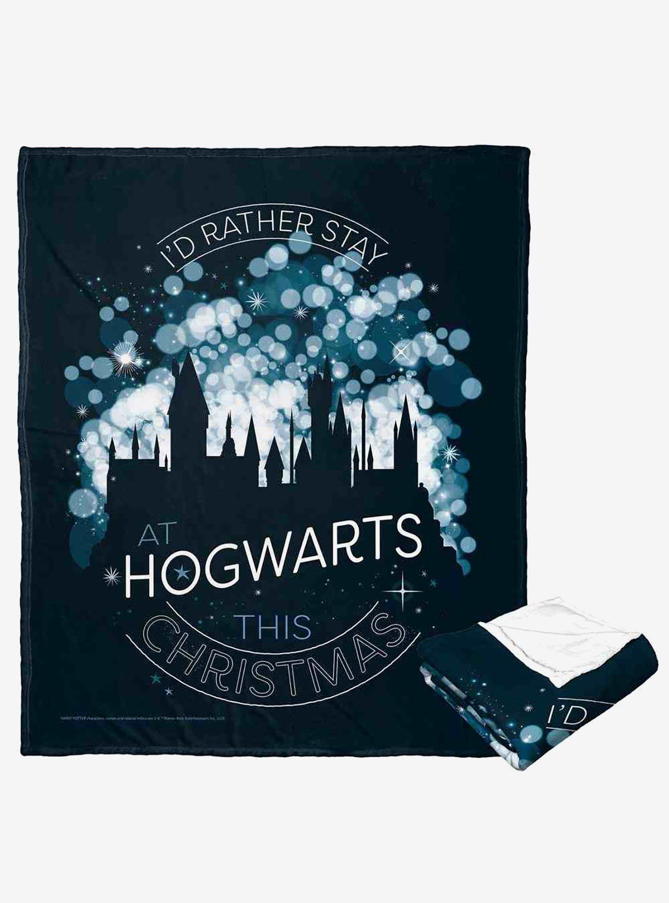 Harry Potter Hogwarts This Christmas Silk Touch Throw Blanket , , hi-res