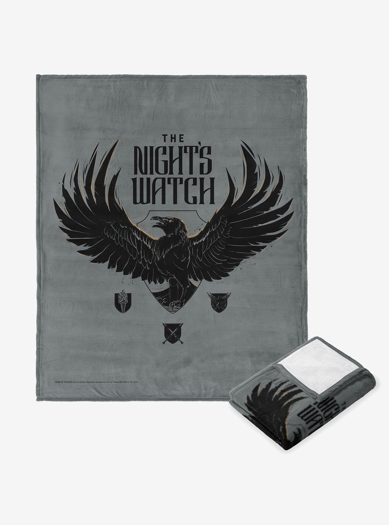 Game Of Thrones The Night Watch Silk Touch Throw Blanket, , hi-res