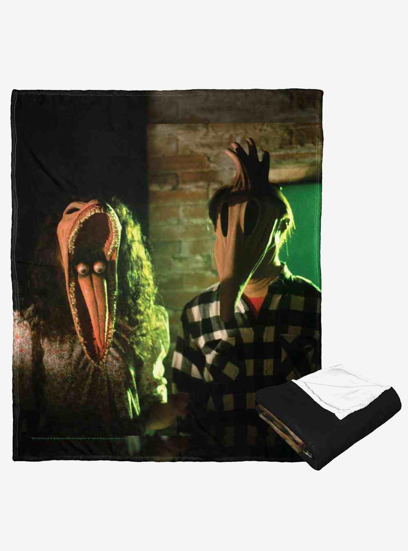 Beetlejuice Deformed Silk Touch Throw Blanket, , hi-res
