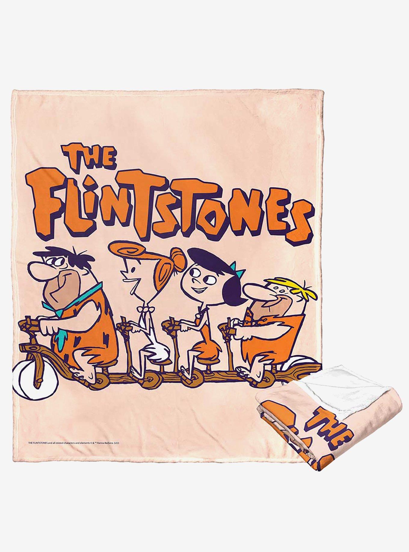 The Flintstones Flinestones And Friends Silk Touch Throw Blanket, , hi-res