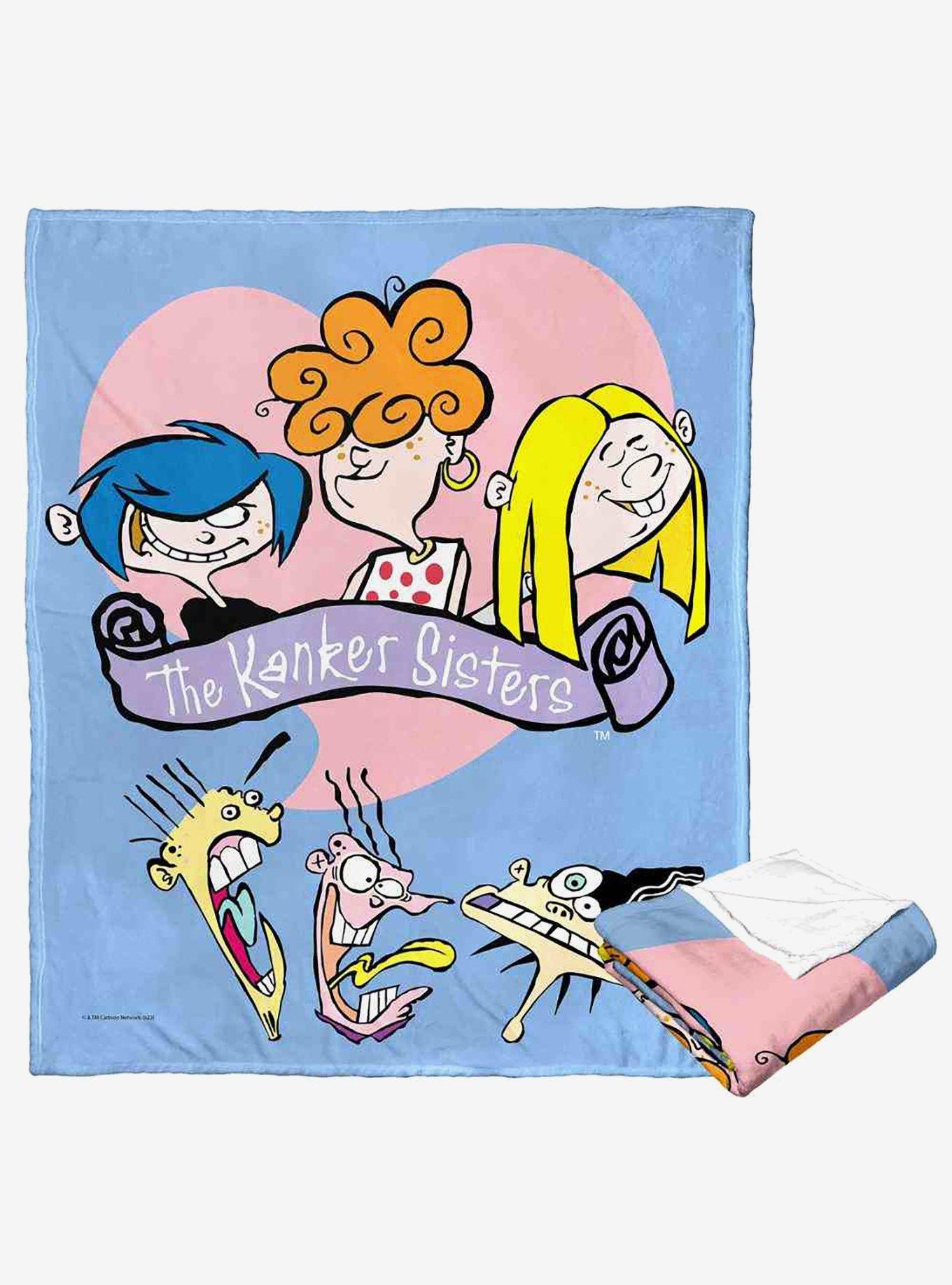 Ed Edd N Eddy Uh Oh Kranker Sisters Silk Touch Throw Blanket, , hi-res