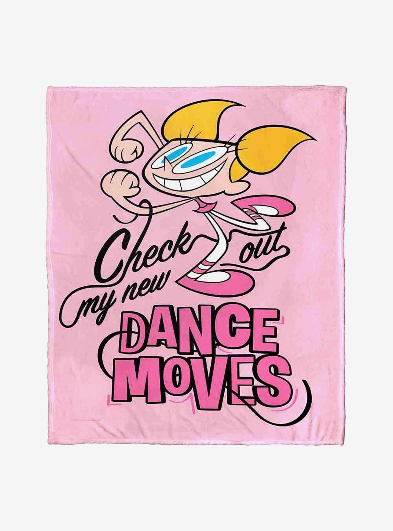 Dexter's Laboratory Check Out My Dance Moves Silk Touch Throw Blanket , , hi-res