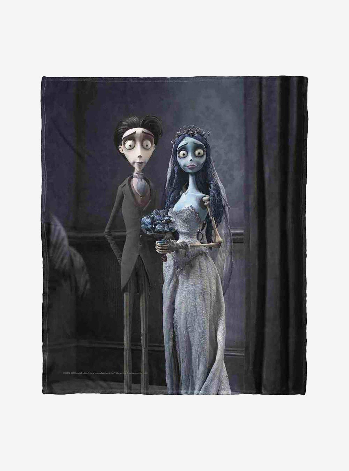 Corpse Bride Marriage Portrait Silk Touch Throw Blanket , , hi-res