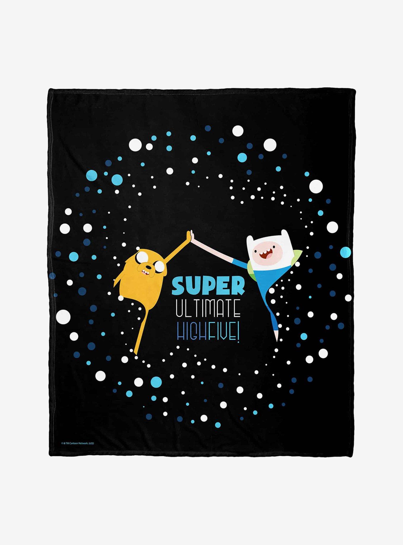 Adventure Time Super Ultimate High Five Silk Touch Throw Blanket, , hi-res
