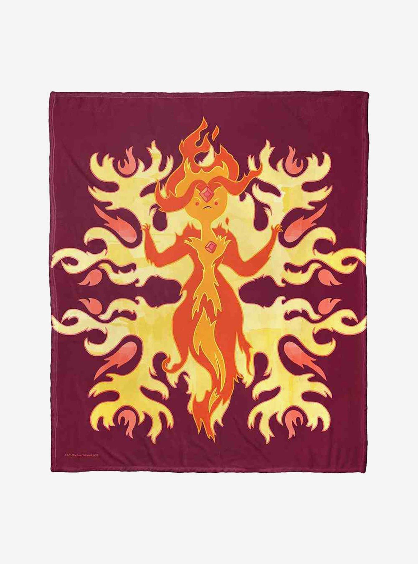 Adventure Time Fired Up Silk Touch Throw Blanket, , hi-res