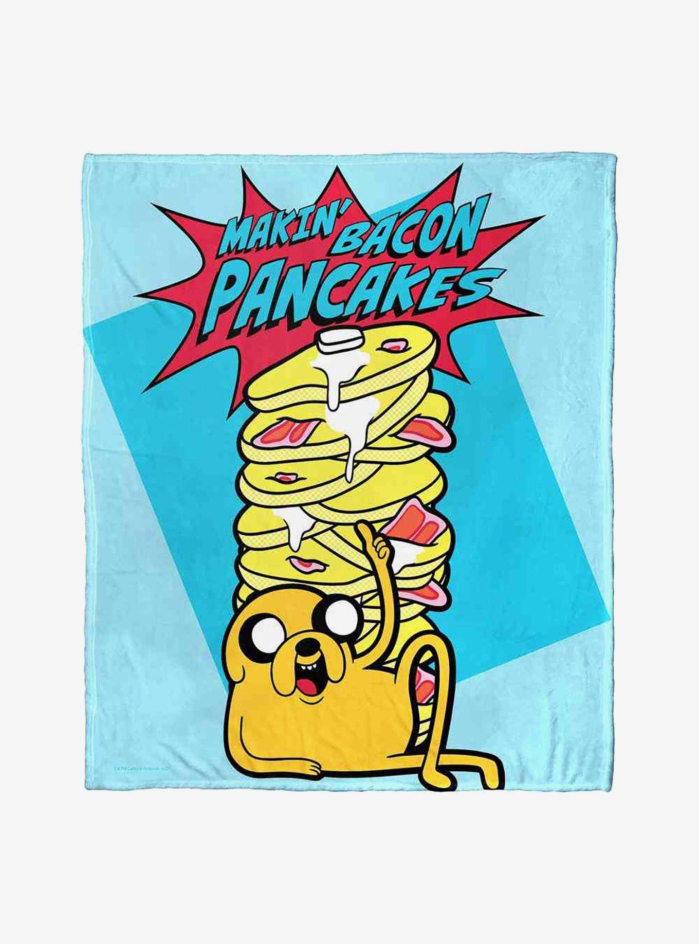 Adventure Time Makin Bacon Pancakes Silk Touch Throw Blanket, , hi-res