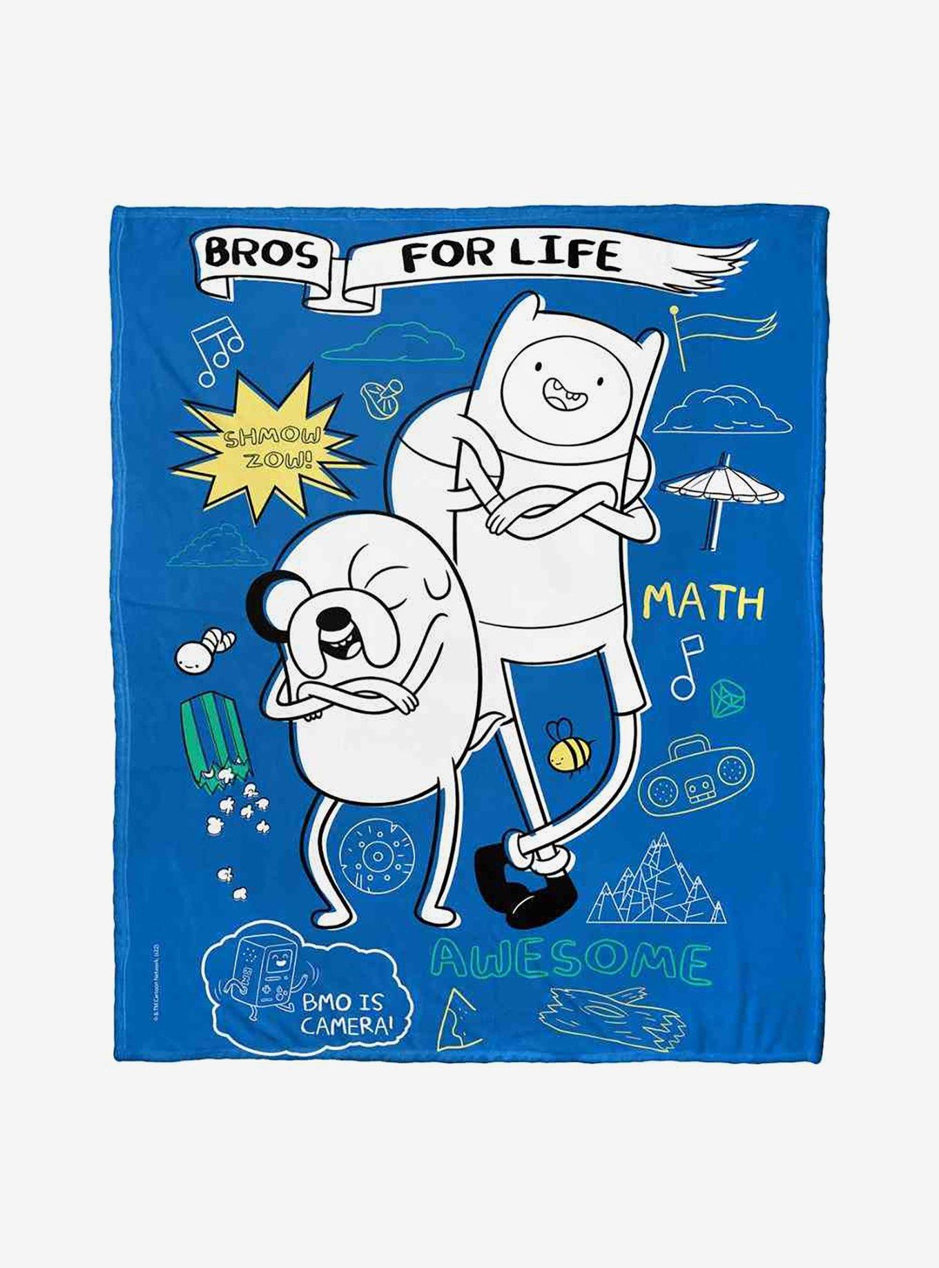 Adventure Time Bros For Life Silk Touch Throw Blanket , , hi-res
