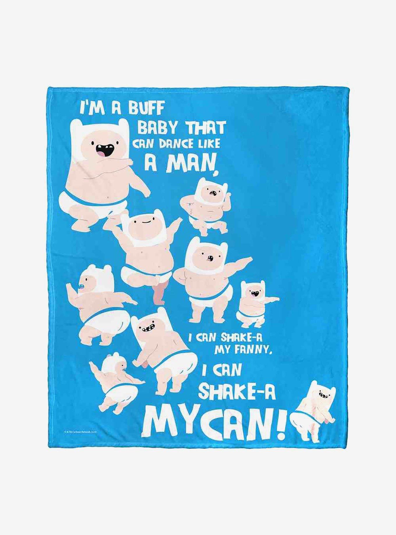 Adventure Time Buff Baby Dance Silk Touch Throw Blanket , , hi-res