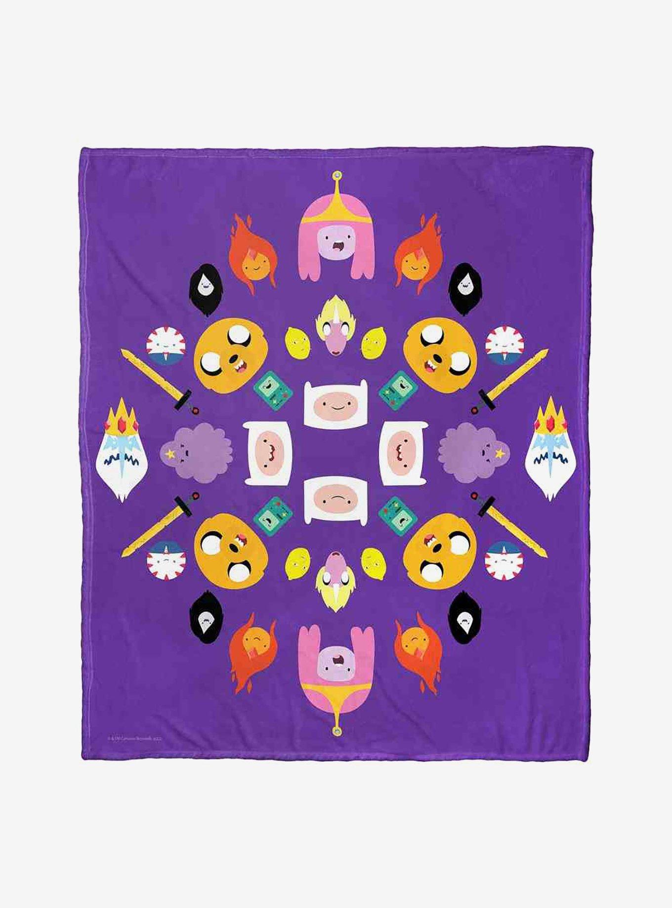 Adventure Time Adventure Kalidescope Silk Touch Throw Blanket , , hi-res