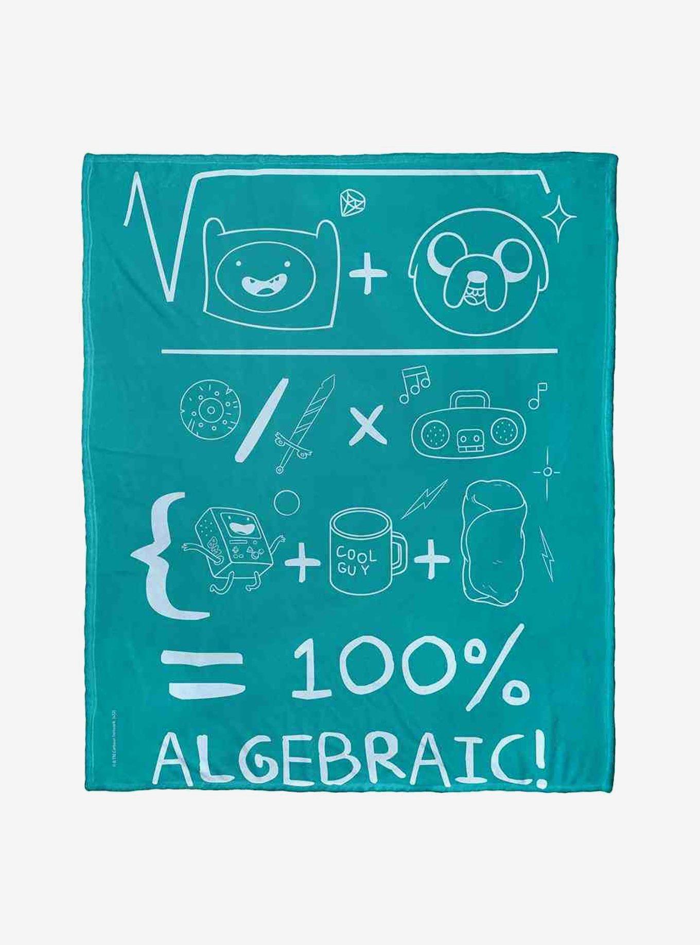 Adventure Time Algebraic Silk Touch Throw Blanket, , hi-res