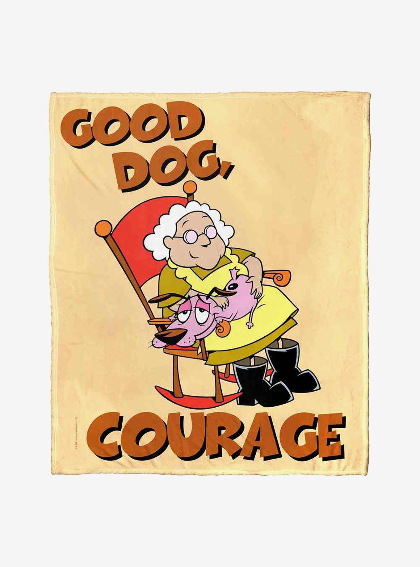 Courage The Cowardly Dog Good Dog Courage Silk Touch Throw Blanket , , hi-res